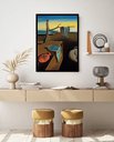 Ver imagem 1 de Quadro Decorativo Salvador Dali Memória - 70x50cm:moldura Preta