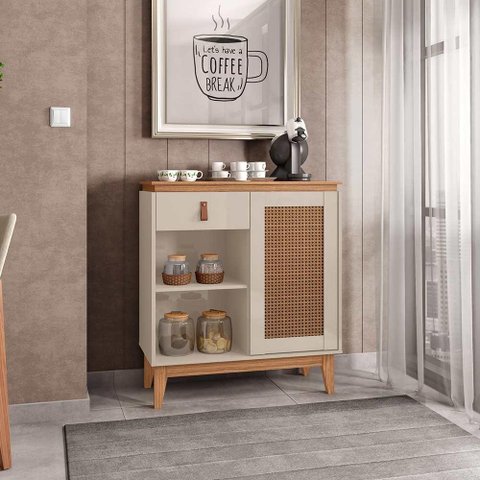 Aparador para Cantinho do Café Off White Noce Rubi Casa D