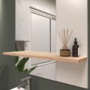 Ver imagem 4 de Espelheira para Banheiro Báltico 60cm Branco/faia Móveis Bosi