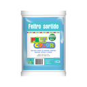 Ver imagem 1 de Feltro Feltcolor Liso Azul Céu - 70cm X 50cm