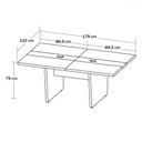 Ver imagem 3 de Mesa de Reunião Modular Y37 Nogal/preto - Artany