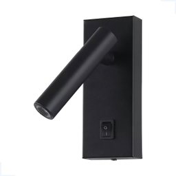 Arandela Led Astraled 2w 3000k Ip20 Preta Bivolt 100-240v - 1
