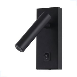 Arandela Led Astraled 2w 3000k Ip20 Preta Bivolt 100-240v