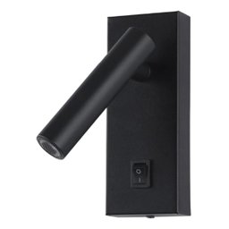 Arandela Led Astraled 2w 3000k Ip20 Preta Bivolt 100-240v - 2