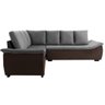 Sofá de Canto 6 Lugares Alphaville Cinza e Marrom - 3