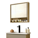 Ver imagem 2 de Armário Espelheira Banheiro Luca 53cm 1 Porta 1 Nicho