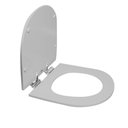 Ver imagem 2 de Assento Sanitário Poliéster para Louça Smart (celite) Slow Close Cromado (reb. Oculto) Stone