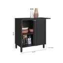 Ver imagem 2 de Balcão de Cozinha Canto Reto 96cm Tampo Diamante Cinza/Chumbo/Titanio