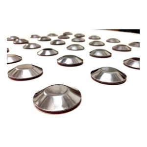 Elemento Tátil Alerta Inox Adesivado