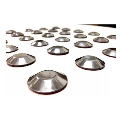 Elemento Tátil Alerta Inox Adesivado