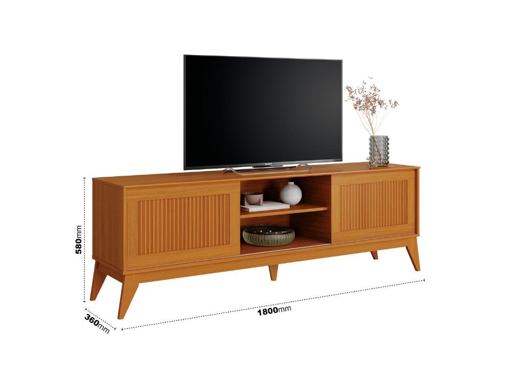 Rack Retro para Tv 65" King - Cedro - 2