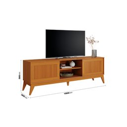 Rack Retro para Tv 65" King - Cedro - 2