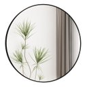 Ver imagem 2 de Espelho Redondo com Moldura Preta 80cm