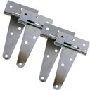 Ver imagem 1 de Kit 2 Pares Dobradiça Leme para Porta de Madeira Starfer 6 Polegadas