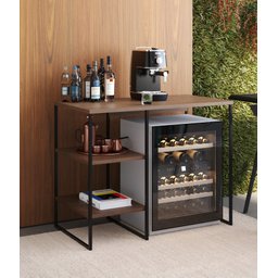 Aparador Industrial P/ Cervejeira C/2 Prateleiras 95x75x50cm - 1