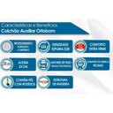 Ver imagem 2 de Cama Box Baú C/auxiliar Solteiro: Colchão Molas Herval Maxspring American + Base Branco(88x188)