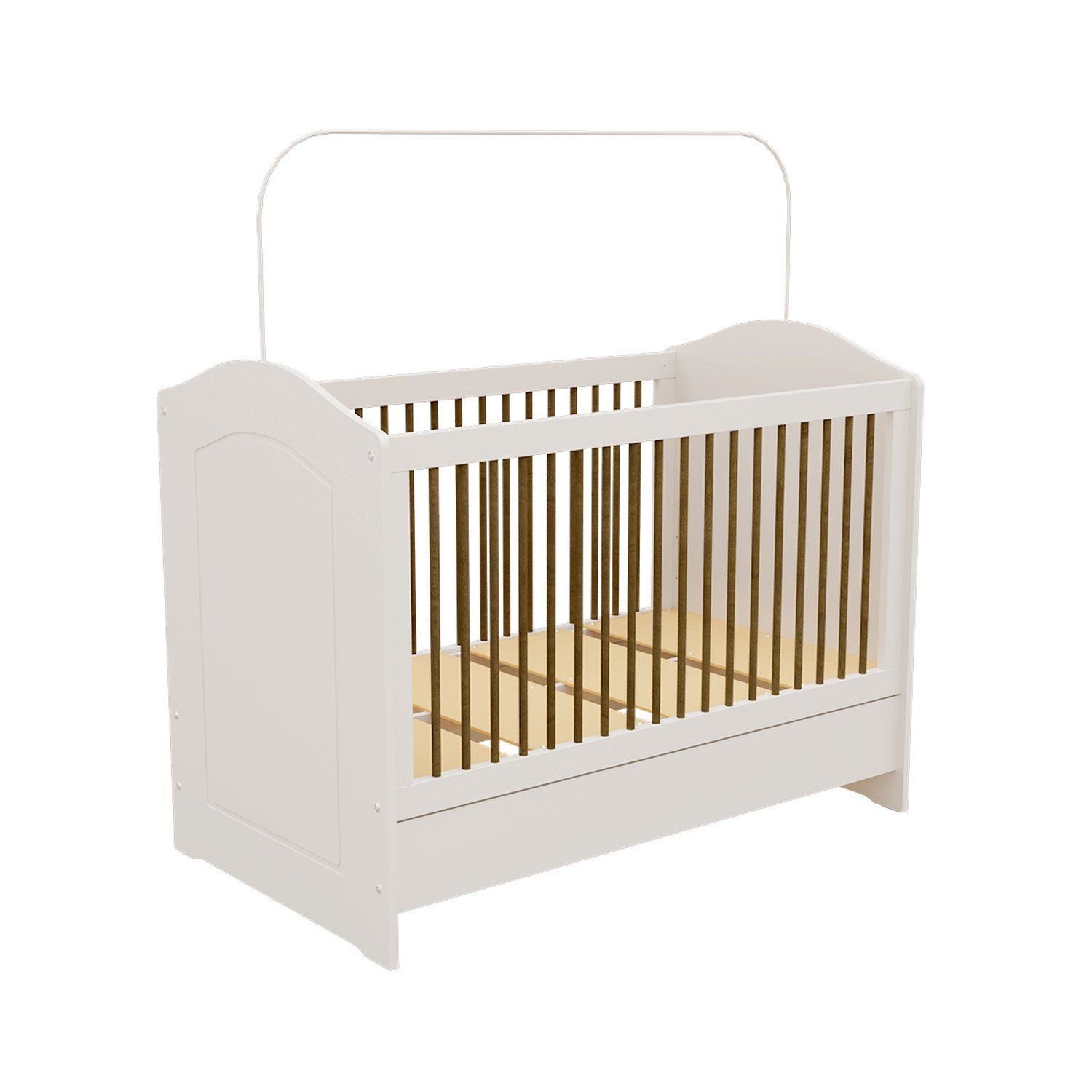 Berço Vira Cama Multifuncional MDF Smile | MadeiraMadeira