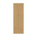 Ver imagem 5 de Guarda-roupa Infantil 62cm 2 Portas e 2 Gavetas Encanto Multimóveis Mp4446 Madeirado