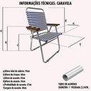 Ver imagem 6 de Cadeira Praia e Varanda Alumínio Caravela Zaka 120kg