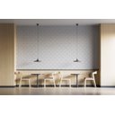 Ver imagem 3 de Papel de Parede Adesivo Losango Branco Geométrico 2,80m