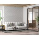 Ver imagem 5 de Papel de Parede Adesivo Losango Branco Geométrico 2,80m