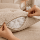 Ver imagem 4 de Almofada Encosto Triangular Cama Leitura Cabeceira Boucle