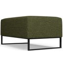 Ver imagem 7 de Puff Decorativo Sala de Estar Cléo 90cm Base de Ferro Preto W01 Linho Verde- Lyam Decor