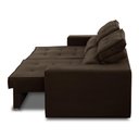 Ver imagem 5 de Sofá Retrátil e Reclinável 3 Lugares 2,10m com Molas Mirela Suede Adonai Estofados