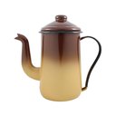 Ver imagem 1 de Bule para Café Tradicional Esmaltado Marromdegradê 1,5l Ewel