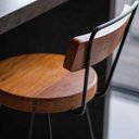 Ver imagem 3 de Jogo Mesa Bistrô 2 Banquetas Alta Com Encosto Bar Cozinha Balcão - ÉdeCasaMóveis