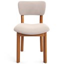 Ver imagem 6 de Kit 06 Cadeiras para Sala de Jantar Cozinha Living Estofada Dara L02 Suede Bege - Lyam Decor