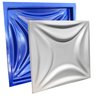 Conjunto 4 Formas 3d Gesso E Cimento Abs Azul 1mm  - 3