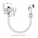 Ver imagem 1 de Ducha Higienica Perflex 1984 Pf94 Freedom Pt Fosco 10308824