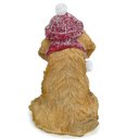 Ver imagem 7 de Escultura Cachorro Natalino Marrom Pet Mania 18cm