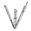 Ver imagem 3 de Canivete Butterfly Bsl-2 sem Corte Inox Prateado para Tricks