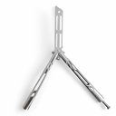 Ver imagem 2 de Canivete Butterfly Bsl-2 sem Corte Inox Prateado para Tricks