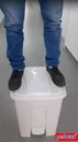 Ver imagem 5 de LIXEIRA COM PEDAL POLIPROPILENO BRANCA - 50 LITROS