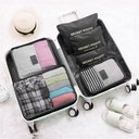 Ver imagem 3 de Organizador Mala Viagem Kit Completo 6 Peças Necessaire Porta Guarda Roupas Sapatos Biquini