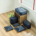 Ver imagem 5 de Organizador Mala Viagem Kit Completo 6 Peças Necessaire Porta Guarda Roupas Sapatos Biquini