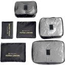 Ver imagem 2 de Organizador Mala Viagem Kit Completo 6 Peças Necessaire Porta Guarda Roupas Sapatos Biquini