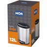 Lixeira Inox 12 Litros Ônix 008231 - 2