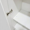 Ver imagem 5 de Cristaleira 2 Portas de Vidro 4 Prateleiras com LED CR6605 Yescasa Branco