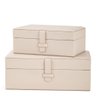 Kit de Caixa Decorativa em Mdf e Pu - Off White - 1