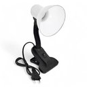 Ver imagem 1 de Luminária de Mesa com Presilha Articulada Branca E27 Bivolt para Escritório e Quarto Cor:Branco