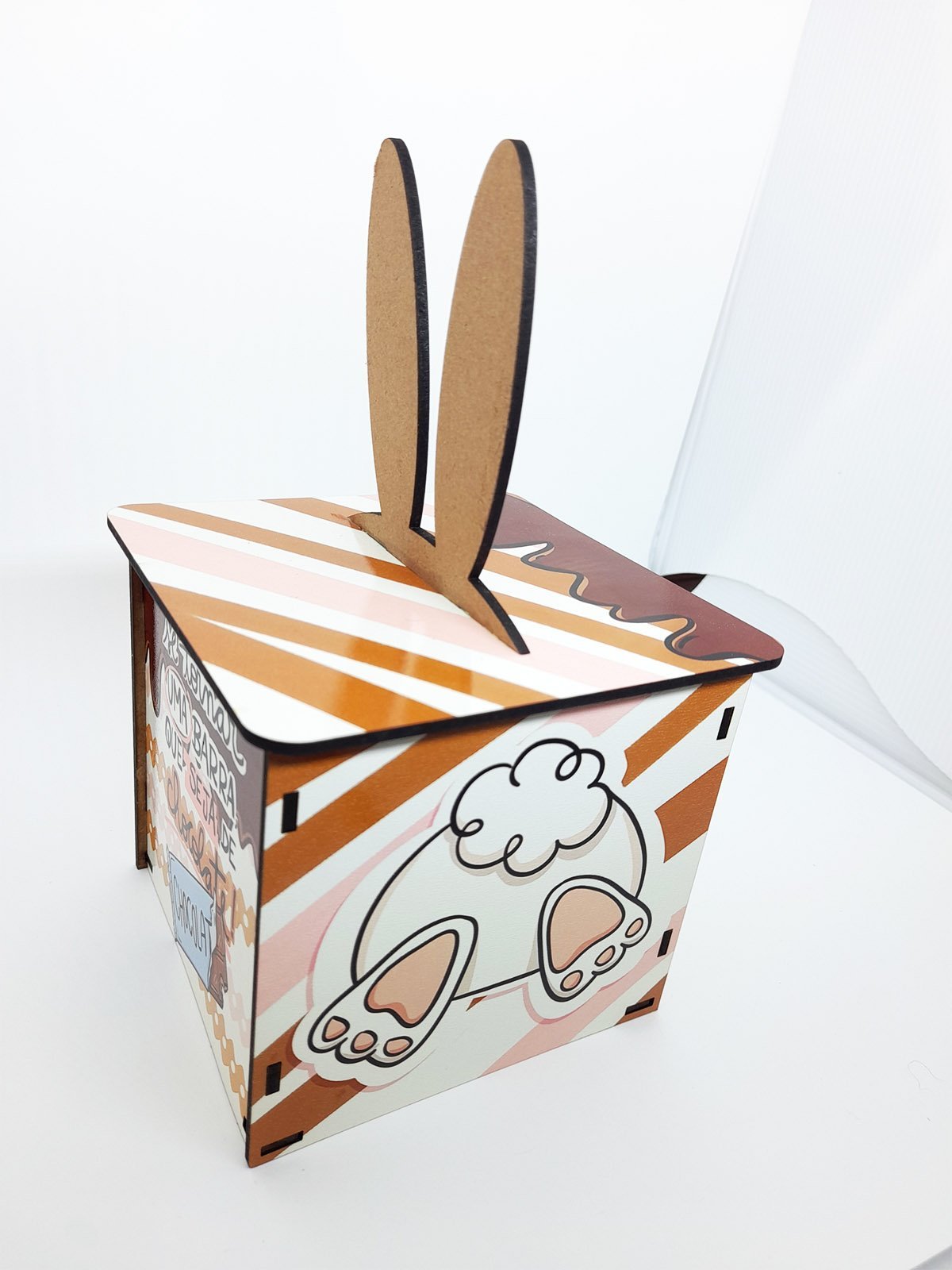 Caixa de chocolates Presente da Páscoa Coelhinho Travesso - 2