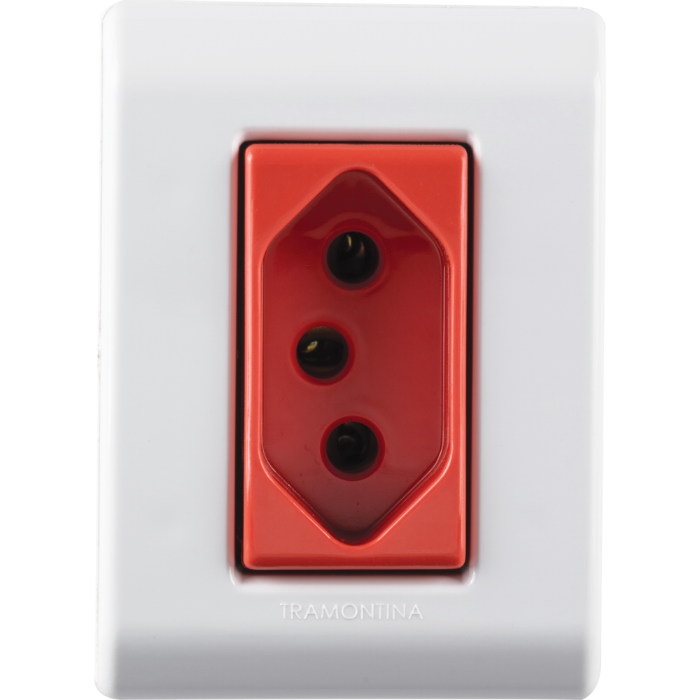 Ver imagem 3 de Caixa de Sobrepor com 1 Tomada 2P+T 20 A 250 V Tramontina LizFlex com Vermelha e Branca