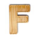 Ver imagem 1 de Petisqueira Letra F Tabua com Rebaixo Madeira Pinus Cesta Presente Decoração Mesa Posta - Woodspot