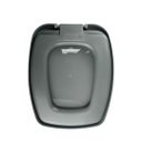 Ver imagem 6 de Assento Sanitário Almofadado Cinza Escuro