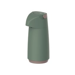 Garrafa Térmica Bomba Apertar 1l Café Chá Quente Tramontina Verde:verde 2 - 1