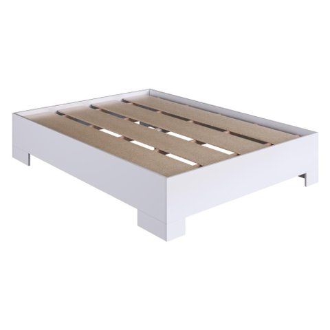 Cama de Casal para Colchão 188x138cm Multimóveis Cr40135 Branco